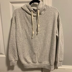 grey hoodie